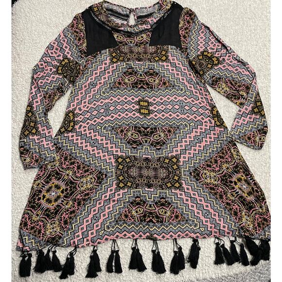 MINKPINK Women's Size Small Techno Tribe Mini Dress Multicolor - Picture 1 of 10